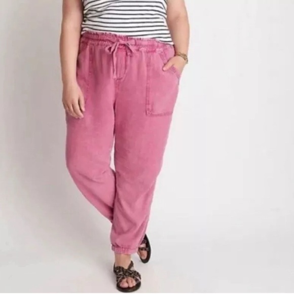 Anthropologie Women's Rhys Utility Jogger Pink, size XL - Picture 1 of 8